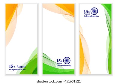 Indian Independence Day concept background Vector Illustration