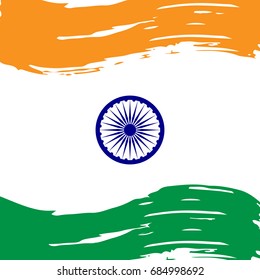 Indian Independence Day concept background . Vector Illustration