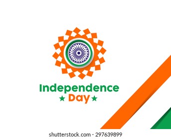 Indian Independence Day Design Vector