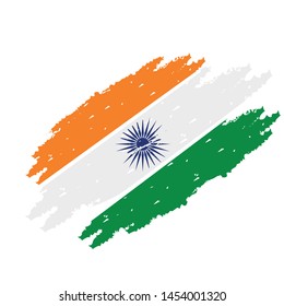 indian independence day flag vector illustrator