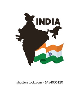 indian independence day flag vector illustrator