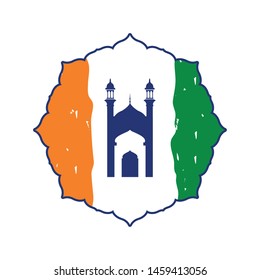 indian independence day flag vector illustrator