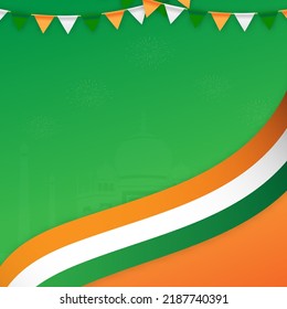 Indian Independence Day Happy Independence Day Stock Vector (Royalty ...