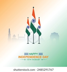 indian Independence Day, poster, banner, social media poster, india, indian, 