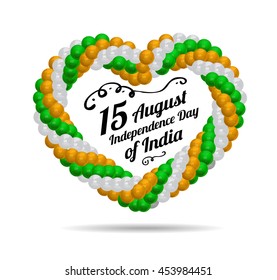 Indian Independence Day vector background