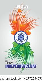 Diseño de ilustración vectorial del Día de la Independencia India