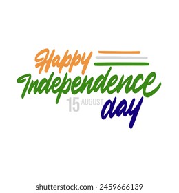 Indian Independence Day Vector Illustration Hand Drawn creative. Independence day India.