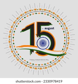 Indian independence day wishes Social media post traditional art Design
