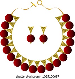 Indian Jewelry vector Indian Fashion Jewellery