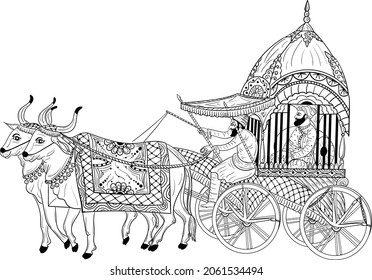 192 Ancient india bullock cart Images, Stock Photos & Vectors ...