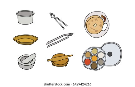Indian Kitchen Utensils and Tools