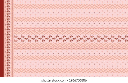  indian kurti front side border   panel geometric patoda Bandhani background design