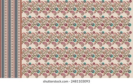 indian kurti  front side design whit border background