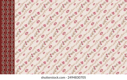 kurti indio   diseño del lado frontal con textura de fondo de borde blanco