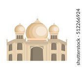 indian landmark building icon
