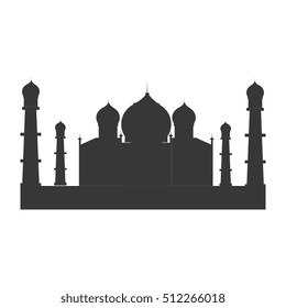 indian landmark building icon