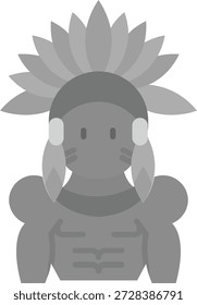 Diseño de icono de Vector de línea india