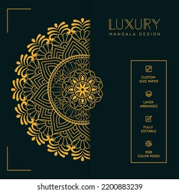 Indian linear yoga illustration. Outline collection of abstract yoga symbol with mandala, hamsa, moon, lotus, om. Vector mandala clipart for card, print, packing, poster, tattoo in yoga style