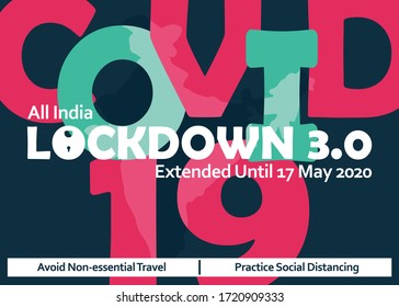 Indian Lockdown 3.0, Lockdown extended in India till 17 May 2020