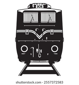 Indian Locomotive logo vector illustration - WAP