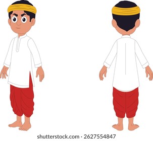 Indian man cartoon character. moral stories for the best cartoon character.