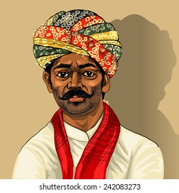 6,012 Rajasthani Portrait Images, Stock Photos & Vectors 