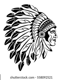 Indian man head
