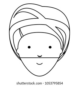 Indian man icon