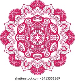 Indian mandala design vector illustration.