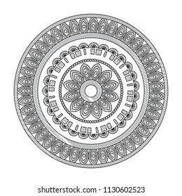 indian mandala icon