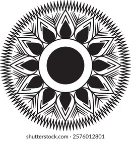 indian mandala patterns intricate and colorful on a white background mandala Illustration.