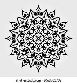 Cortar papel de textura de Mandala india.
EPS 10