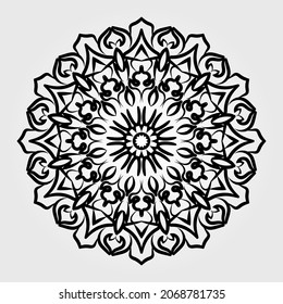 Indian Mandala Texture Paper Cut.
EPS 10
