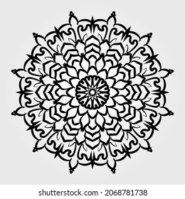 Indian Mandala Texture Paper Cut.
EPS 10