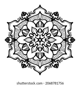 Indian Mandala Texture Paper Cut.
EPS 10