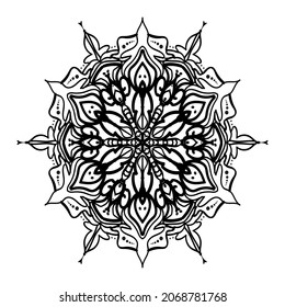 Indian Mandala Texture Paper Cut.
EPS 10