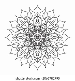 Indian Mandala Texture Paper Cut.
EPS 10