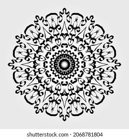 Indian Mandala Texture Paper Cut.
EPS 10