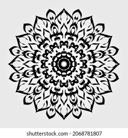 Indian Mandala Texture Paper Cut.
EPS10