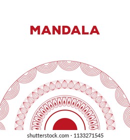 Indian mandale emblem