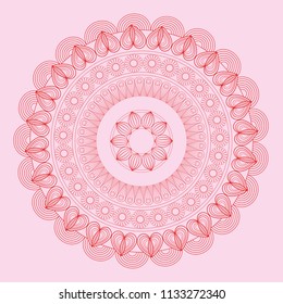 Indian mandale emblem