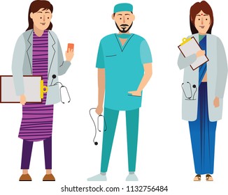 Indian Medical Team Stock Vector (Royalty Free) 1132756484 | Shutterstock