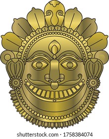 Indian metal mask designs for fabric/textile printing 