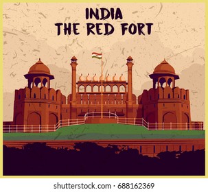Indian Monument The Red Fort