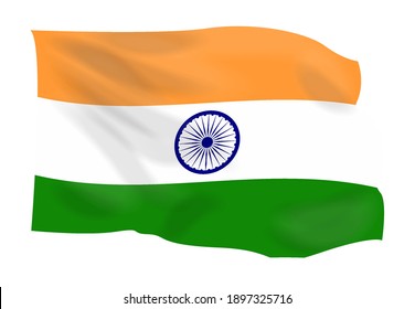 Indian national flag vector image