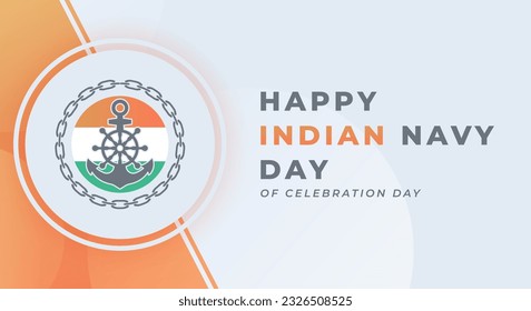 Indian Navy Day Celebration Vector Design Illustration for Background, Poster, Banner, Advertising, Greeting Card