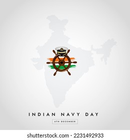 Indian Navy Day Social Media Post