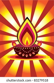 Indian Oil Lamp Pattern