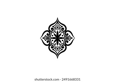 Indian ornament traditional design classic retro free editable background vector
