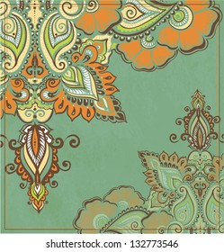Indian ornamental background